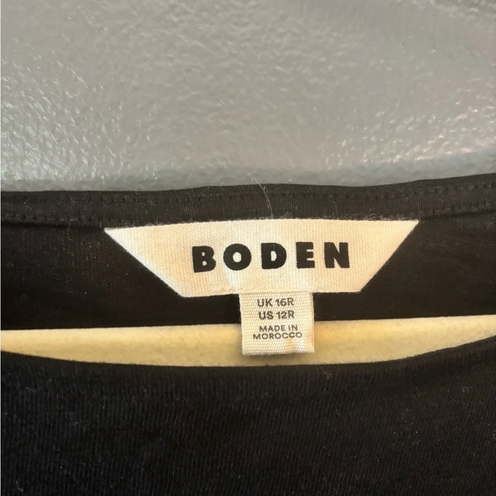 Boden Black Long Sleeve Dress - Picture 2 of 4